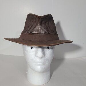 Indiana Jones Headwear Collection 2008 Mesh Top Brown Medium Hat Lucasfilm